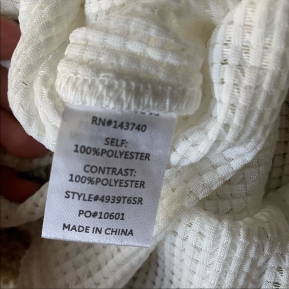 Nordstrom Endless Rose White V Tie Neck Tank - Picture 8 of 8